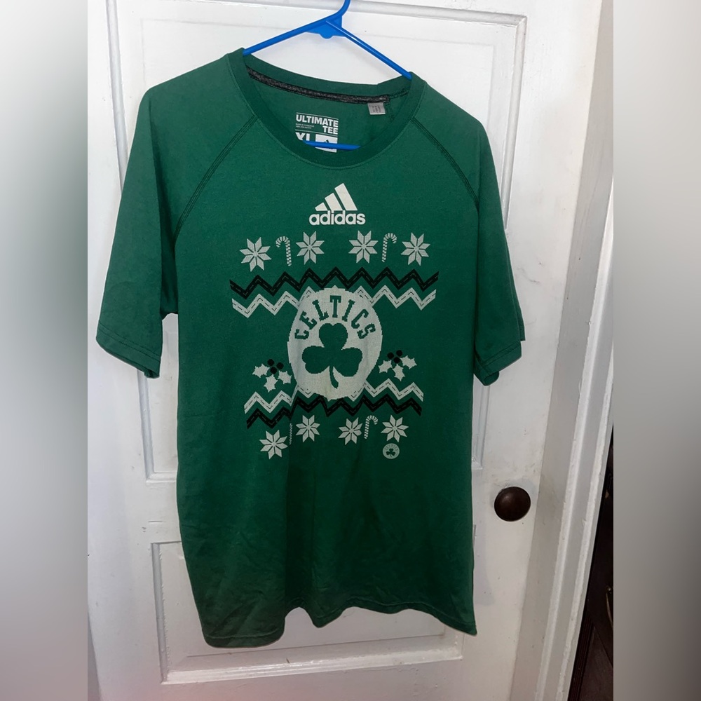 Adidas Green Celtics Graphic T-Shirt
